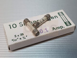 Glasrohrsicherung 0,1A 100mA 5x20mm F flink