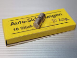 Glasrohrsicherung 10A 6,3x16mm bis 32V
