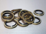 10,35 x 16 x 2,0 Bonded Seal Schraubendichtung Stahl NBR