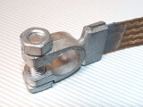 200 mm Batterie Masseband Kupfer mit Polklemme 21mm²