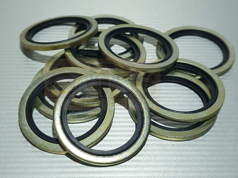 Bonded Seal (USIT-Ring) 30,81 x 38,10 x 2,47 mm Stahl/NBR selbstzentrierend