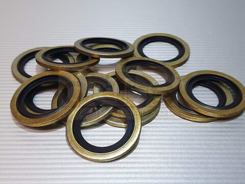 Bonded Seal (USIT-Ring) 22,7 x 30,0 x 2,00 mm Stahl/NBR selbstzentrierend