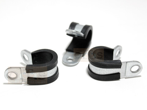 NORMA Rohrschelle gummiert Ø 18 mm RSGU 15mm Band