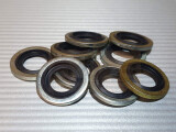 10,7 x 16 x 1,5 Bonded Seal Schraubendichtung Stahl NBR