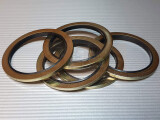 40 x 50 x 2,5 Bonded Seal Schraubendichtung Stahl NBR