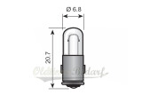 Glühlampe 12V 0,6W 50mA Ba7s 7x23mm