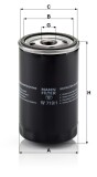 MANN Filter W 719/1 Ölfilter