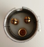 Anhänger Stecker 3-polig Aluminium Druckguss