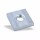 M8 4-Kant Mutter Gewindeplatte Viereckig M8 20X20X5 mm verzinkt