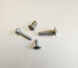M6 x 30 mm Flachrundschrauben mit Schlitz Becherschrauben...