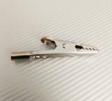 Krokodilklemmen Bananenstecker ohne Isolierung silber