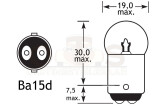 Spahn Kfz Röhrenlampe 6V 10W Ba15d 16x35 E-geprüft