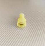 Flachstecker 6,3mm 4-6qmm Iso-Crimp vollisoliert gelb