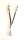 Y-Abzweigverbinder 2 x Rundstecker 1 x Rundsteckhülse 4mm Stecker 0,5-1,5mm² PVC vollisoliert mit Kabel