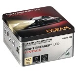 NIGHT BREAKER® LED VINTAGE H4 + R2 3000K 2St. OSRAM...