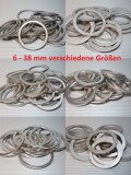 10 x Aluminium Dichtring DIN 7603 Form A 6 - 38 mm