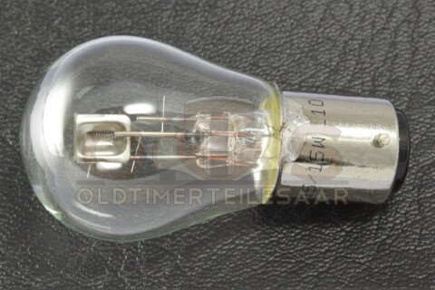 Glühlampe 12V 15/15W Bax15d 28x52,5 #1