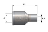 MTA Gummi Staubschutzkappe Verteiler/Zündspule 16 mm