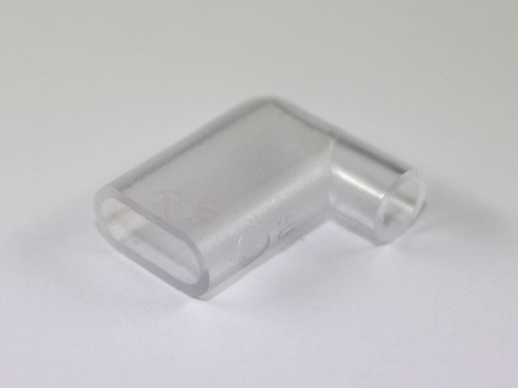 Isoliertülle für Winkel-Flachsteckhülse PVC 6.3 transparent