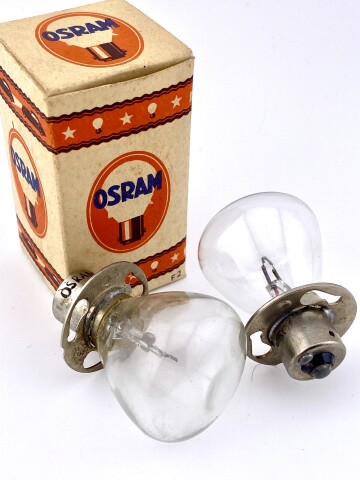 Osram Glühlampe 12V 35W P15s-30 NOS SF4