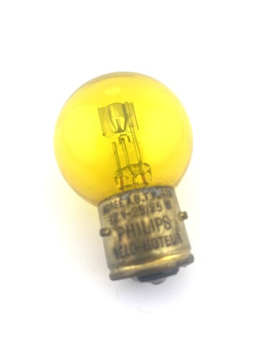 Philips Glühlampe 12V 25/25W Ba21d 40x58 GELB