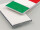 Flagge Italien Tricolore Metallabzeichen 38 x ?? mm selbstklebend #1