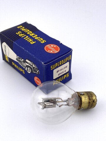 Philips Glühlampe 6V 25/25W Ba15d 35x60