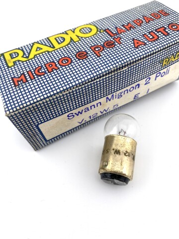 Swann Mignon Glühbirne 12V 5W Ba15d 18x34 NOS