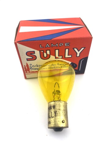 Sully  Glühlampe 12V 36W Ba15d GELB - NOS
