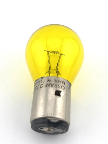 OSRAM Scheinwerferlampe 12V 45W Ba20s GELB NOS