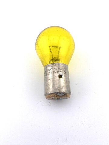 OSRAM Scheinwerferlampe GELB 6V 45W Ba20s 35x67 NOS