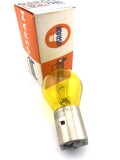 OSRAM 7309 GELB Glühlampe 12V 35W Ba20s 63x34 Prüfzeichen NOS