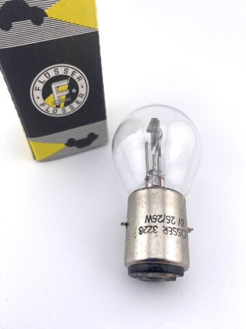 Flösser Bilux Glühlampe 6V 25/25W Ba20d 35x66 - NOS