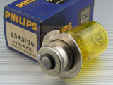 Glühlampe 6V 45W BPF P22s GELB