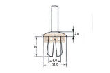 Spreizniete Kunststoff 6.0-6.3 mm Bohrung