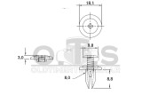 Senkkopf Schraubnieten Scrivets 8 mm lösbar