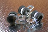 Gummiprofilierte Rohrschellen RSGU 10 mm 3/8 Zoll 12mm Band